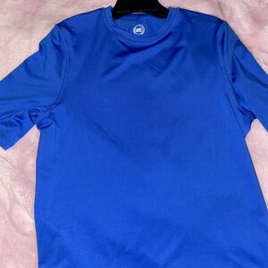 Wonder Nation Men's Vibrant Blue Short Sleeve Tee